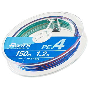 GOSEN �S�[�Z�� GMR452012 ROOTS ���[�c PE×4 �}���`�J���[ 1.2��(21lb) 200m �ނ莅 ���C�� �n���X �}���`�p�[�p�X �ނ� �� �ދ� 009503