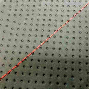 グロンドマン GH59HC80S40 国産シートカバー 張替タイプ エンボス黒/赤ステッチ シャリー70(丸ライト/6V) バイク/二輪車用