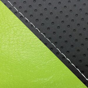 グロンドマン GH5574HC815S0 国産シートカバー 張替タイプ エンボス黒・ライムグリーン(ツートン)/透明ステッチ CBR1000RR シングル(フロント側)