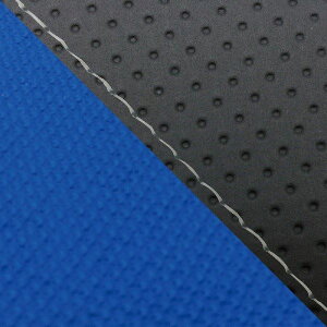 グロンドマン GH5574HC845S0 国産シートカバー 張替タイプ エンボス黒・スベラーヌブルー(ツートン)/透明ステッチ CBR1000RR シングル(フロント側)