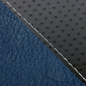 グロンドマン GH5574HC853S0 国産シートカバー 張替タイプ エンボス黒・ネイビー(ツートン)/透明ステッチ CBR1000RR シングル(フロント側)