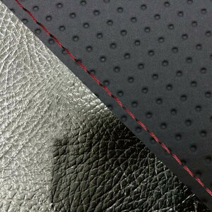 グロンドマン GH5575HC837S40 国産シートカバー 張替タイプ エンボス黒・黒(ツートン)/赤ステッチ CBR1000RR ダブル(リア側) バイク/二輪車用