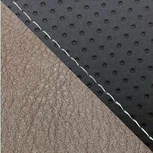 グロンドマン GH5575HC850S0 国産シートカバー 張替タイプ エンボス黒・ダークブラウン(ツートン)/透明ステッチ CBR1000RR ダブル(リア側) バイク/二輪車用