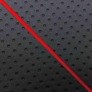 グロンドマン GR5570HC80P40 国産シートカバー 被せるタイプ エンボス黒/赤パイピング ジョルノ(AF70) バイク/二輪車用