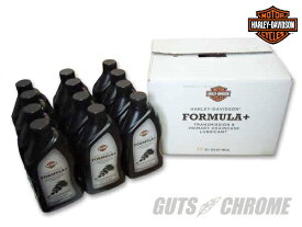 GUTS CHROME ガッツクローム 62600033C ハーレー純正オイル フォーミュラプラス 1ケース（12本入） EVO以降/プライマリーオイル ビッグツインモデル/トランスミッションオイル スポーツスター/ギアオイル