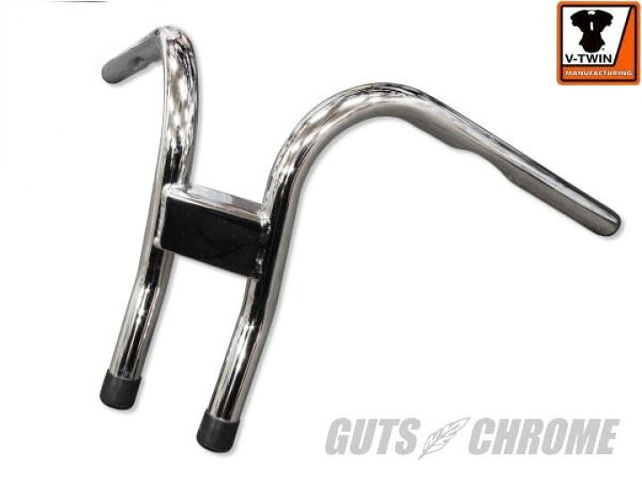 楽天市場】V-TWIN 25-0625 バックホーンライザーバー ヘコミ有り 