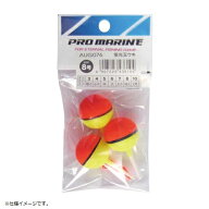 プロマリン PRO MARINE AUG076-6 蛍光玉ウキ 6号 仕掛けウキ 仕掛け 釣り 浜田商会