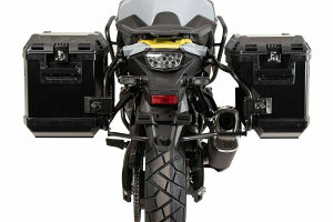 ヘプコ&ベッカー 6513548-00-01-01-40 サイドキャリア カットアウトセット サイドケース エクスプローラー ブラック 37L/40L Vストローム800/DE