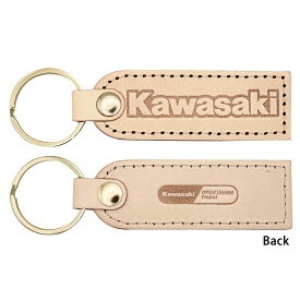 ジュウロクホウイ カワサキ タンク エンブレム 国産レザーキーホルダー Kawasaki ストラップ キーリング キーホルダー レザー 牛革