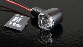 キジマ 219-5179 LED ウインカーランプ Nano シングル ブラックボディ/クリアレンズ 9.8mm×9.8mm×14.2mm 2個 ナノランプ 小型 電装 車検対応 指示器
