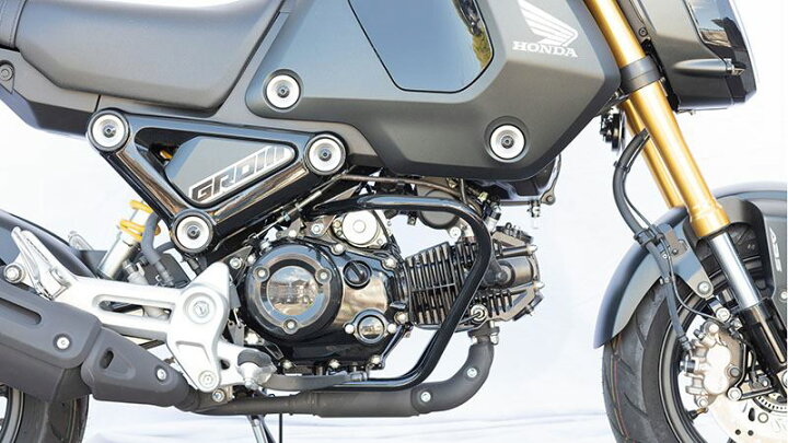 楽天市場】キジマ 405-241 エンジンガード ブラック GROM グロム 転倒 