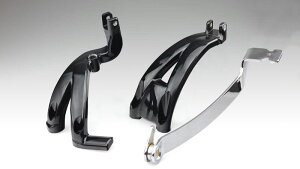 キジマ HD-05445 ステップバックキット ブラック/クロームメッキ ソフテイル フォワードコントロール車 ハーレー カスタム パーツ