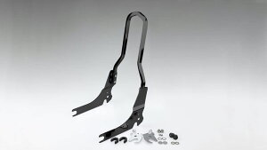 キジマ HD-08401 シーシーバー デタッチャブルマウント ブラック 370mm ソフテイル 背もたれ タンデム 2人乗り ハーレー