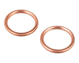 フュージョン250タイプXX マフラーガスケット キタコ 963-1000019 XH-19 エキゾースト マフラー ガスケット 2個 フュージョン250タイプXX (04)