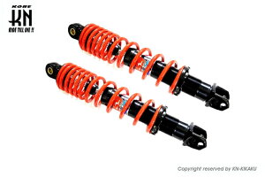 KN企画 YSS-PCX-335-BKRD YSS ガスショック DTGプラス ブラック/レッド 335mm PCX125 PCX150