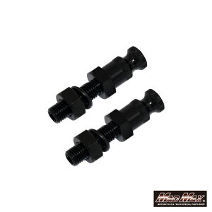 マッドマックス MM11-0071-02 ウインカーステー ショート ブラック 60mm 2本セット 汎用 ウィンカー 指示器 パーツ MADMAX