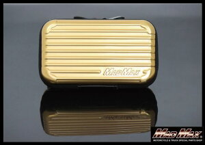 マッドマックス MM50-0326-GD スーツケース型 アメニティポーチ ゴールド 縦110×横180×厚55mm トラベルポーチ 小物入れ コンパクト MADMAX