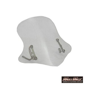 マッドマックス MR19-CC12-01 MrQuick製 フロントスクリーン クリア 高さ429×上幅370×下幅448mm 汎用 バイク 原付 スクーター 風防 風除け MADMAX