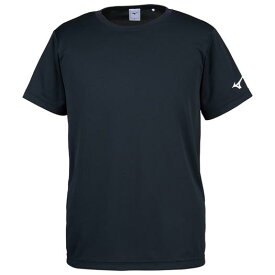 MIZUNO ミズノ 32JA8156 BS Tシャツ 半袖 袖口ロゴ ユニセックス ブラック Mサイズ
