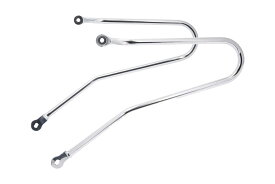 モートーン MCB001 サドルバッグサポート 左右セット ポリッシュ パイプ径16mm T100/T120 ストリートツイン/スピードツイン 900 サドルバッグサポート