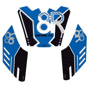LabelBike LB-SSET108-B 3D�X�e�b�J�[�Z�b�g �J�[�{���v�����g/�u���[ GSX-8R �^���N �V�[�� �O�� �ی� �h���X�A�b�v ODAX