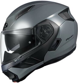 OGK RYUKI リュウキ ミディアムグレー Sサイズ システム ヘルメット 軽量 SG(自動二輪車用) KABUTO カブト