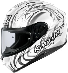 OGK AEROBLADE-6 TAMON(�G�A���u���[�h6 �^����) �t���t�F�C�X �w�����b�g �z���C�g�V���o�[ JIS�K�i �o�C�N/��֎ԗp �J�u�g Kabuto