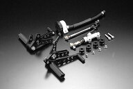 PMC ピーエムシー 74-2024 BILLET バックステップキット ディスクブレーキ用 TYPE-2 ブラック Z1/Z2 Z750…