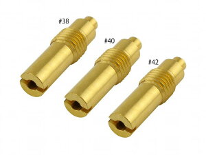 ポッシュフェイス 700014-10 パイロットジェットセット #38/#40/#42 ケイヒン PE20/24用(21×6) 各1個入り バイク