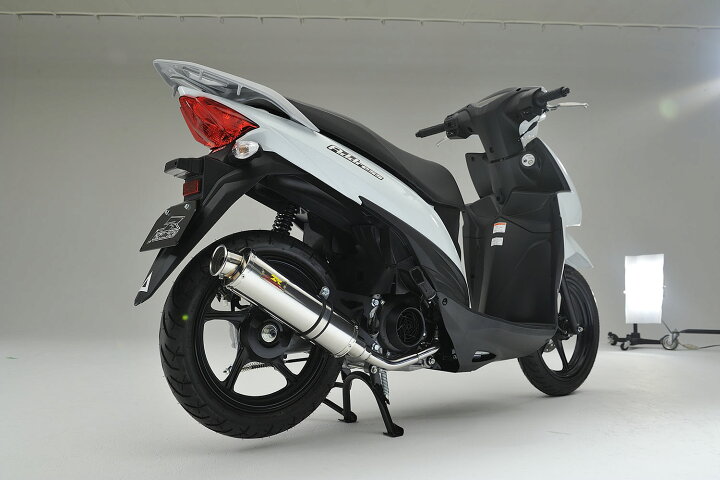 楽天市場】アドレス110 マフラー 22Racing ステンレス 337-009-00 