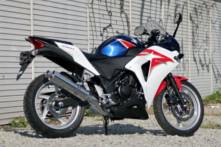 楽天市場】CBR250R MC41 マフラー ARIA ステンレス タイプS スラッシュ 