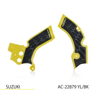 ACERBIS AC-22879YL/BK X-GRIP �t���[���K�[�h �C�G���[/�u���b�N RM-Z 250 �o�C�N