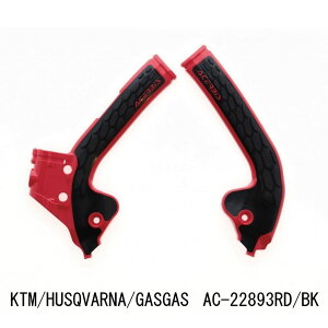 ACERBIS AC-22893RD/BK X-GRIP �t���[���K�[�h ���b�h/�u���b�N SX85 TC85 MC85 �o�C�N