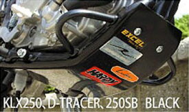 CYCLE-AM サイクラム 63029K-DLP スキッドプレート タイプ ブラック KLX250/KLX250ES/D-TRACKER Dトラッカー ラフ&ロード