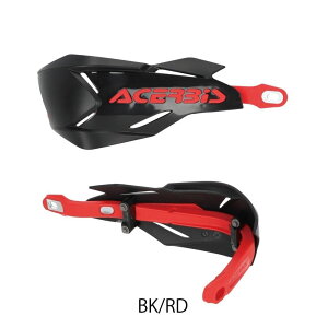 ACERBIS AC-22397BK/RD X-FACTORY �n���h�K�[�h �u���b�N/���b�h �O�a22mm/28mm �o�C�N �n���h�� ���� �p�[�c