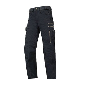 ラフ&ロード RR7516LFBK3 バイカーZIPメッシュパンツルーズフィット ブラック LW バイク ズボン 通気性