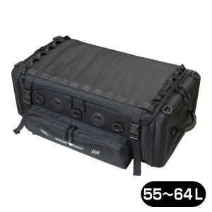 ラフ&ロード RR9038BK コンテナシートバッグ ブラック 55〜64L バイク カバン 収納 大容量