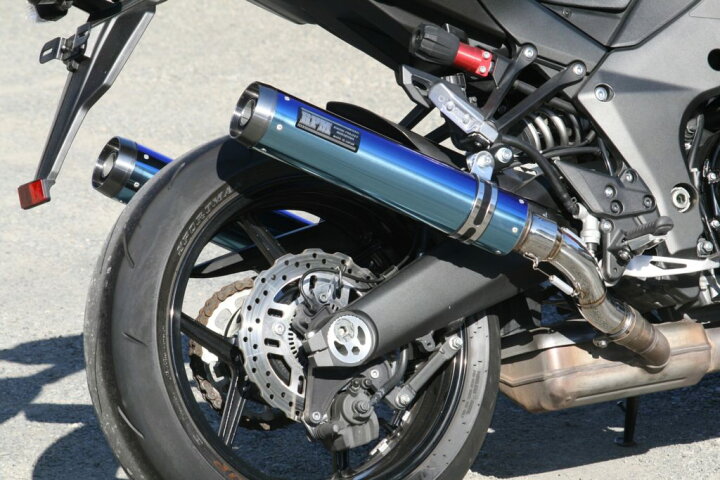楽天市場】RPM 1801 マフラー RPM-LUXE スリップオン 左右出し ブルー 