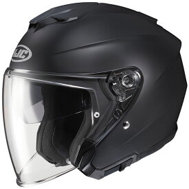 RSタイチ HJH214 i30 ソリッド オープンフェイスヘルメット セミフラットブラック Lサイズ ヘルメット ツーリング 通勤通学 HJH214BK02L