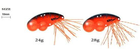 リューギ LEM098 エビメタルジャミ スパークオレンジ 24g 疑似餌 ルアー ジグ 仕掛け 釣具 釣り つり