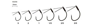 リューギ HHT113 ヘビーガードタリズマン TCブラック 3/0 4本入 釣針 針 はり フック 釣具 釣り つり