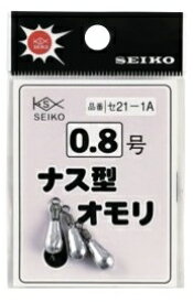 清光商店 ナス型オモリ(パック入) 3個入 おもり 重り 錘 釣具 つり SEIKO