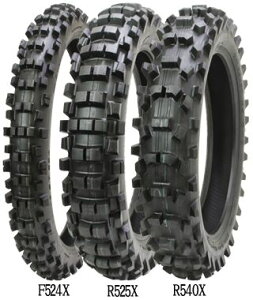 シンコー タイヤ 525X リア 120/100-18 68M TT チューブタイプ バイアス 公道走行不可 1本入 オフロード バイク