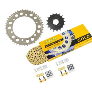 �T���X�^�[ KS50213 �X�v���P�b�g&�`�F�[���L�b�g �S�[���h 530 �t�����g17T ���A45T ZRX1100/II 97-00�N 3�_�Z�b�g SUNSTAR�`�F�[�� �X�v���P