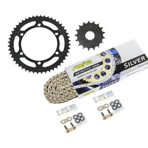 �T���X�^�[ KS5C516 �X�v���P�b�g&�`�F�[���L�b�g �V���o�[ 530 �t�����g17T ���A48T GPZ900R(�C�O) 90-03�N 3�_�Z�b�g SUNSTAR�`�F�[�� �X�v���P