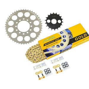 �T���X�^�[ KS5D413 �X�v���P�b�g&�`�F�[���L�b�g �S�[���h 530 �t�����g18T ���A48T Z1100GP(530�R���o�[�g) 82�N 3�_�Z�b�g SUNSTAR�`�F�[�� �X�v���P