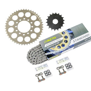�T���X�^�[ KS5D711 �X�v���P�b�g&�`�F�[���L�b�g �V���o�[ 530 �t�����g18T ���A46T ZX-12R 00-06�N 3�_�Z�b�g SUNSTAR�`�F�[�� �X�v���P