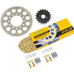 �T���X�^�[ KS5F913 �X�v���P�b�g&�`�F�[���L�b�g �S�[���h 530 �t�����g18T ���A42T Z1000H(530�R���o�[�g) 80�N 3�_�Z�b�g SUNSTAR�`�F�[�� �X�v���P