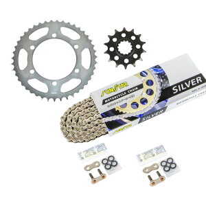 �T���X�^�[ KS30506 �X�v���P�b�g&�`�F�[���L�b�g �V���o�[ 520 �t�����g14T ���A43T 3�_�Z�b�g �j���W��250R 08�N-12�N SUNSTAR�`�F�[�� �X�v���P