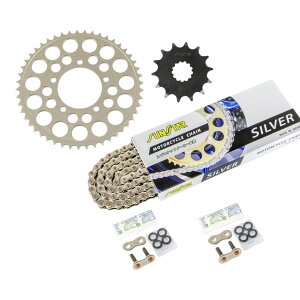 �T���X�^�[ KS31002 �X�v���P�b�g&�`�F�[���L�b�g �V���o�[ 520 �t�����g14T ���A49T 3�_�Z�b�g INAZUMA400 97�N-04�N �C�i�Y�} SUNSTAR�`�F�[�� �X�v���P